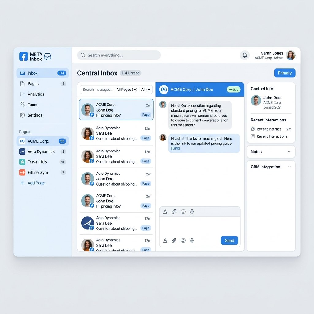 Centralized Facebook communications